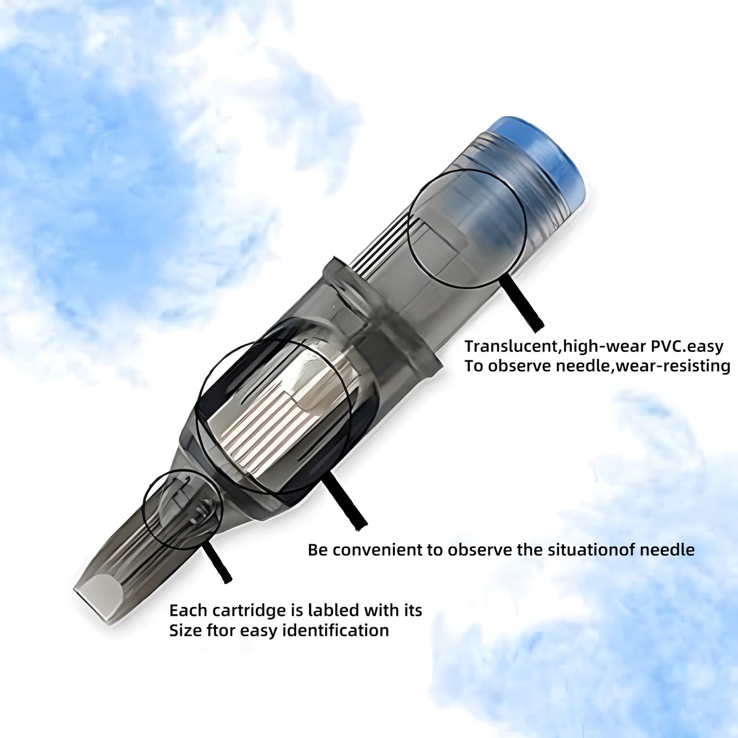 POSEIDON V2 50PCS Mixed Tattoo Needles Hot Disposable Tattoo Cartridges Needles Professional Sterile Tattoo Needle For Arts