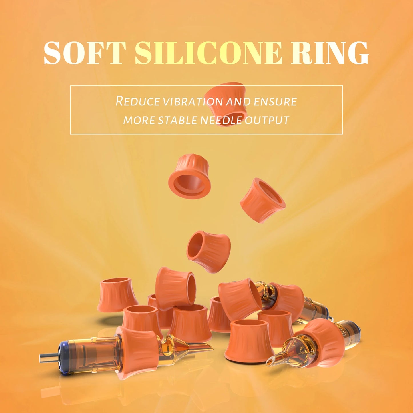 YILONG Yellow Gragonfly III Tattoo Cartridge Needles 20Pcs Disposable Tattoo Needle Cartridge Individually Packaged Needles