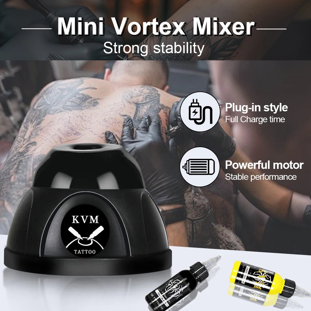 Mini Vortex Shaker Tattoo Ink Nails Polish Mixed Shaker 7000RPM vortex mixer Non-slip Base Tattoo Ink Stirrer tattoo supplies