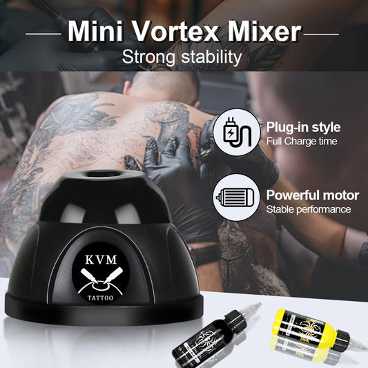 Mini Vortex Shaker Tattoo Ink Nails Polish Mixed Shaker 7000RPM vortex mixer Non-slip Base Tattoo Ink Stirrer tattoo supplies